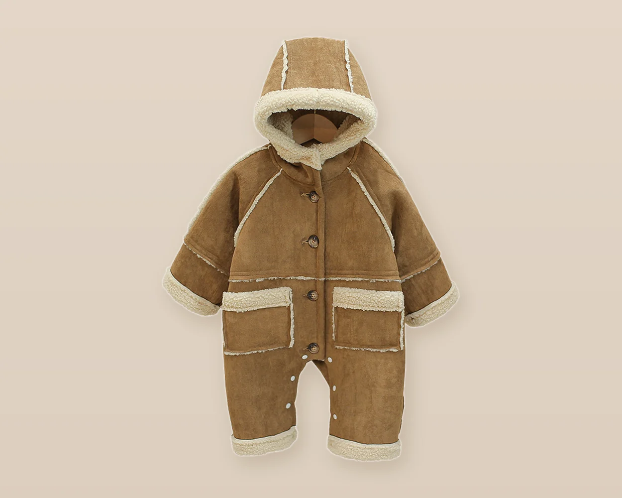 Acorn Hooded Jumpsuit